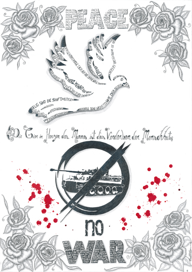 Kunstwerk von Garo - Frieden